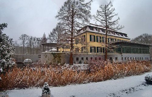 Kasteel in de sneeuw