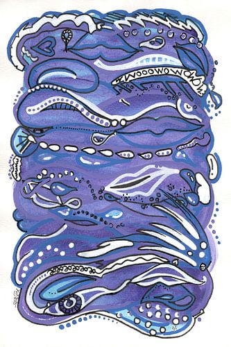 Waves of Lust van Yvonne Dutch Artist