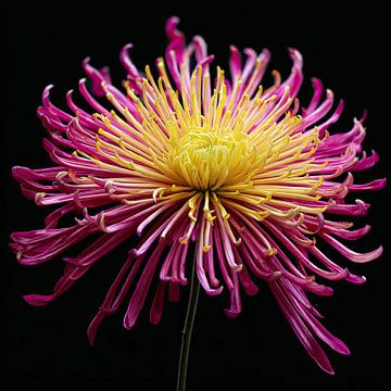 Porträt einer Chrysanthemenblüte