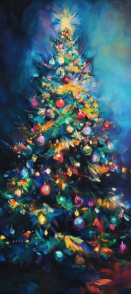 Christmas tree | Atmospheric, Illuminated Christmas by Wonderful Art