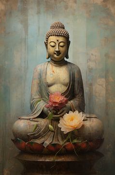 Buddha's Blooming Reflection by Emil Husstege