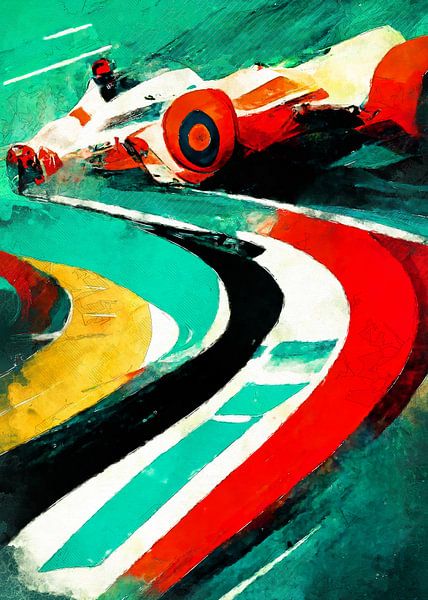 Formule 1 race sport kunst #formule van JBJart Justyna Jaszke