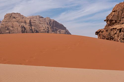 Sand colours in the desert