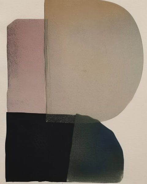 Moderner Abstrakt in Pastellfarben von Studio Allee