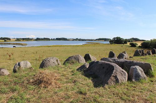 Norreballe Nor Longbarrow, Langeland, Denemarken