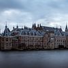 Het binnenhof in Den Haag op een donkere dag van OCEANVOLTA
