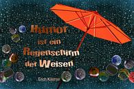 Humor is een Umbrella of the Wise van Christine Nöhmeier thumbnail
