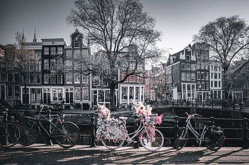 Amsterdam in zwart-wit
