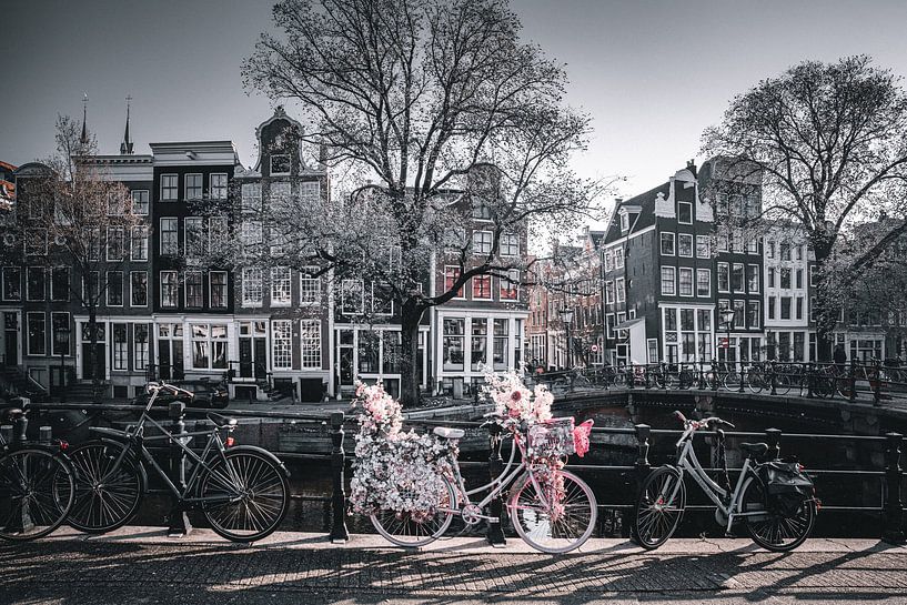 Amsterdam in zwart-wit van Thilo Wagner