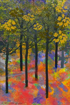 colortrees van Herman Troost Artwork