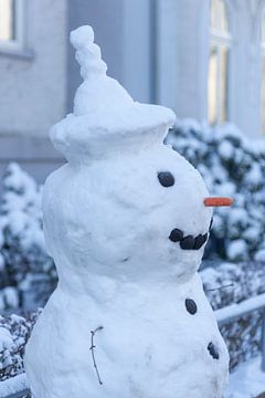 Sneeuwpop, Bremen, Duitsland, Europa