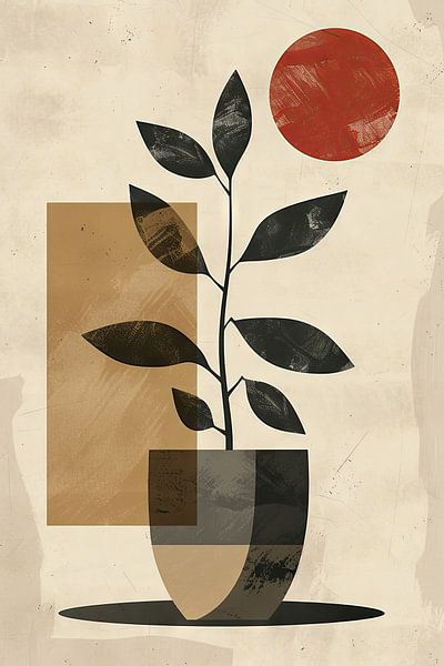 Moderne Pflanzen von Poster Art Shop