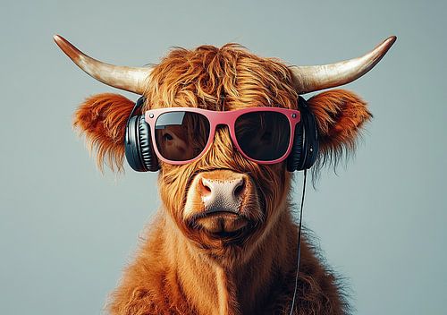 Highland Cow - Pop Art