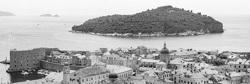 panorama van Dubrovnik, Kroatië
