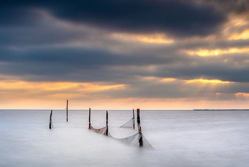 Coucher de soleil sur l'IJsselmeer
