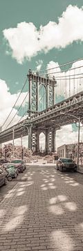 NEW YORK CITY Manhattan Bridge | urban vintage style by Melanie Viola