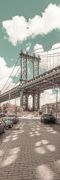 NEW YORK CITY Manhattan Bridge | urban vintage style by Melanie Viola