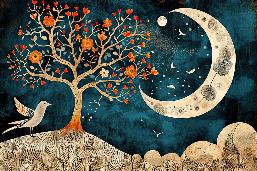 Celestial Harmony Nest von Kunst Laune