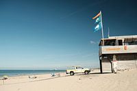 Strandwacht op het strand van Dishoek