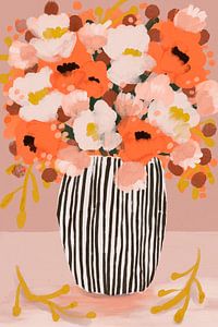 Impression florale pastel No 10
