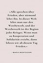Peace Quote by Maria Montessori by Art Kingdom thumbnail