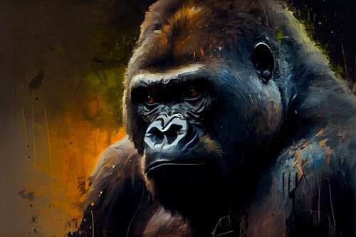 Portrait of a Gorilla