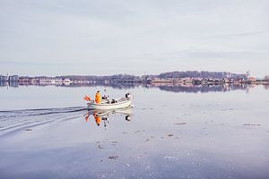 Pêcheur tôt le matin
