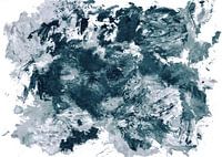Abstract Teal Heston