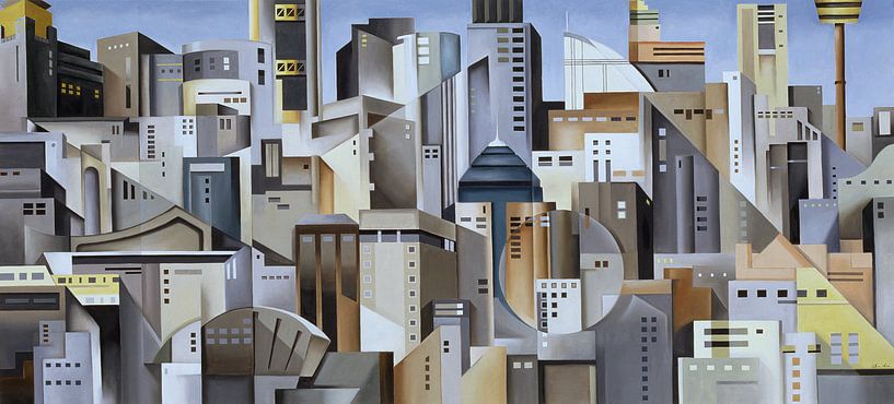 Composition Looking East van Catherine Abel