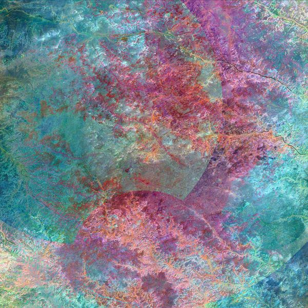 Starlight 11 - abstrakte digitale Komposition von Nelson Guerreiro