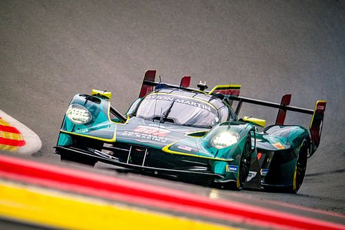 De Aston Martin Valkyrie-hypercar op Spa-Francorchamps