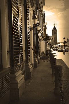 Vianen Utrecht Downtown Sepia