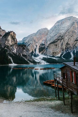Meer Lago Di Braies of ook wel de Pragser Wildsee