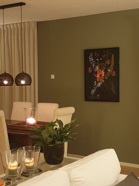 Customer photo: Royal Flora by Fine Art Flower - Artist Sander van Laar, on canvas