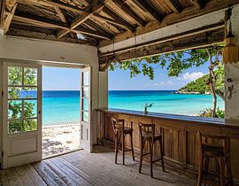Lost Places bar op het strand