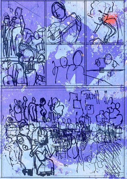 Comic Splinter Goes Urban (Sketch p27) by MoArt (Maurice Heuts)