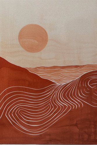 Zonsondergang in het Heuvellandschap