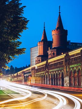 Berlin - Oberbaumbrücke de Nuit sur Alexander Voss