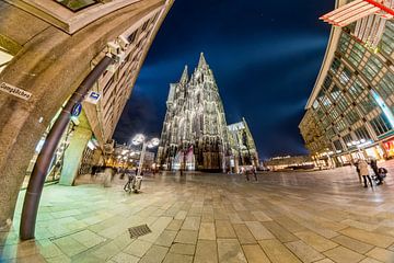 Cologne la nuit sur Günter Albers