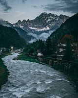 River leading to the Dolomites