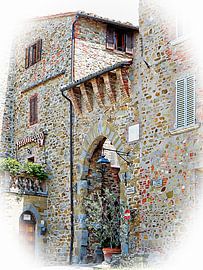 Porta Fiorentina Paciano Side View by Dorothy Berry-Lound