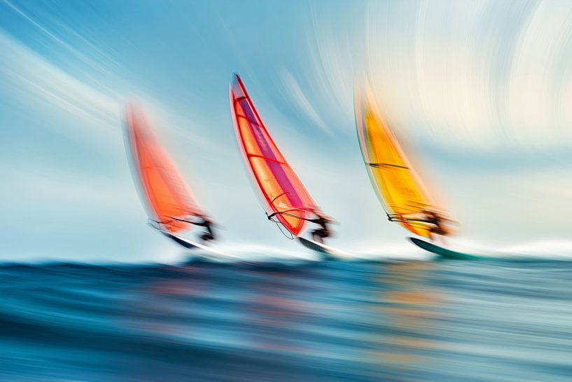 Dynamische Surfer von ARTemberaubend