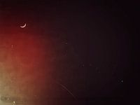 Moon sunset