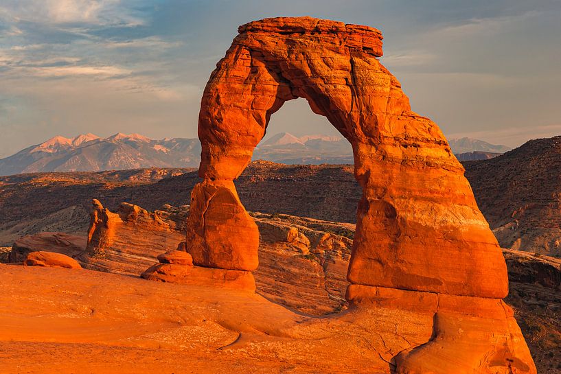 Delicate Arch in Arches National Park, Utah, USA van Henk Meijer Photography