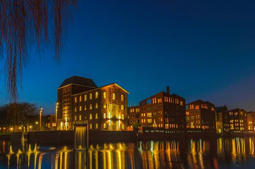 Raambuurt Deventer tijdens kerst.
