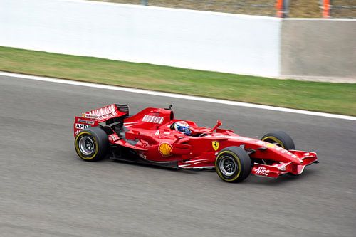 Ferrari F1 2007 op Spa Francorchamps