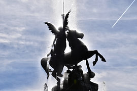 Brunnen auf der Herreninsel von Erik Buitenhuis