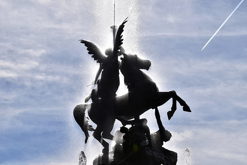 Fontein op het Herreninsel