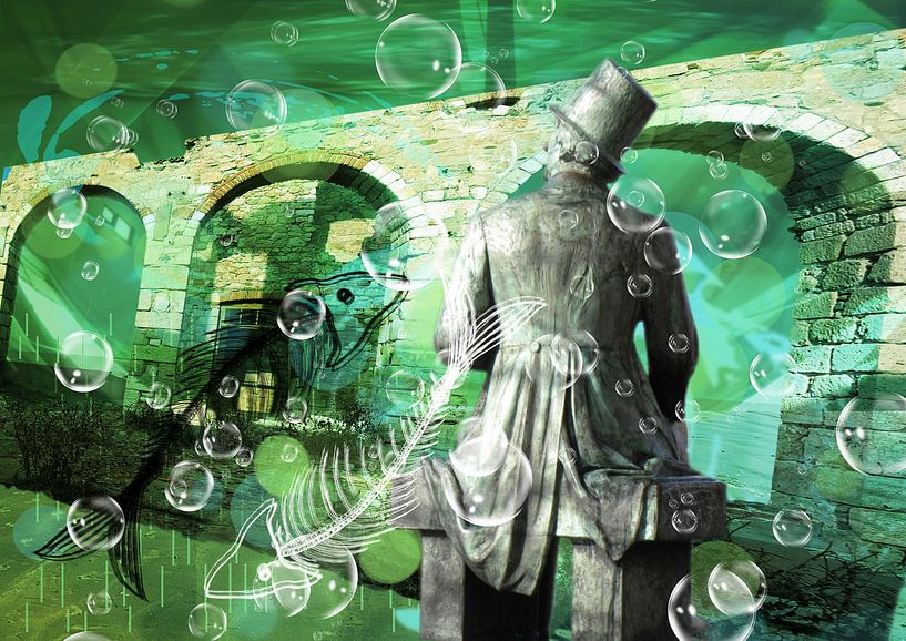Serie: Mystiek    Afb.: 2 - onder water par Ans van der Heide