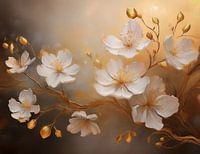 Cherry Flower Gold 055